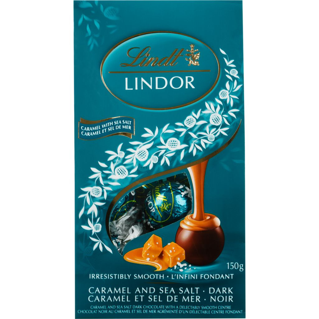 Chocolate Caramel with Sea Salt 150 g LINDT DIZIN Online Store