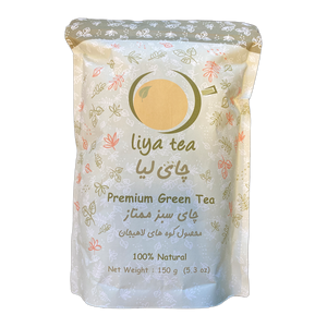 Premium Pure Green Tea (چایی سبز ممتاز لاهیجان) 150 gr - Liya Tea
