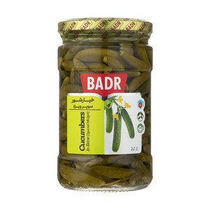 Cucumbers in Brine Special Midget (خیارشور سوپر ویژه) 630gr - Badr