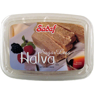 Halva Sugarless (حلوا ارده کم شکر) 454gr - Sadaf