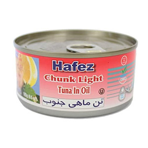 Chunk Light Tuna in Oil (تن ماهی جنوب در روغن) 185 gr - Hafez