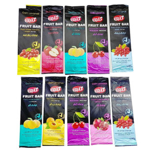 10 x Variety Pack Fruit Bar (انواع لواشک) (30gr) - Galin