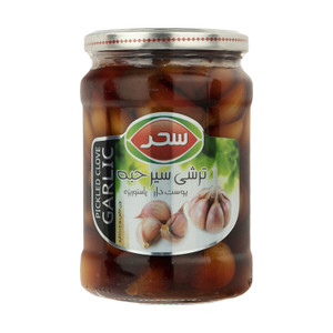 Pickled Brown Garlic (ترشی سیر حبه) 650 gr - Sahar