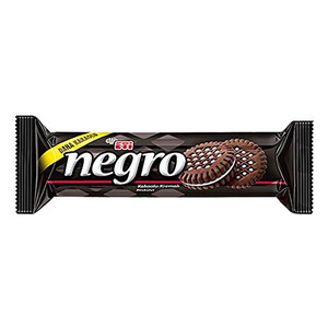 Nero Cocoa Biscuit with Vanilla Cream Filling (بیسکوییت شکلاتی) 110g - Eti