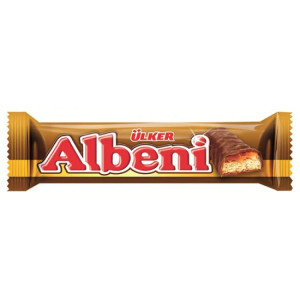 Albeni Milk Chocolate Coated Caramel and Biscuit (انرژی بار کاراملی) 40gr - Ulker