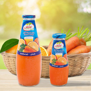 Carrot and Orange Juice (آب هویج و پرتقال) 250ml - Seles