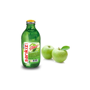 Apple Soda - Sparkling Water (آب گازدار با طعم سیب) 250ml - Sarikiz