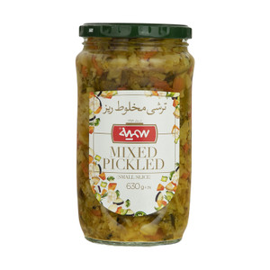 Mix Pickled Vegetables Small Slice (ترشی مخلوط ریز) 670 gr - Somayeh