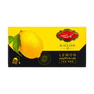 Green Tea and Lemon (چای کیسه ای سیاه با طعم  لیمو گلستان) 25pcs - Golestan