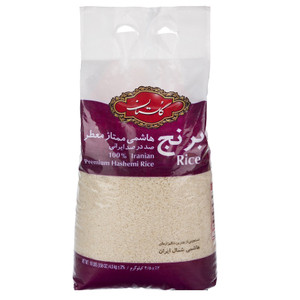 100%  Iranian Premium Hashemi Rice (برنج هاشمی ممتاز معطر صد درصد ایرانی) 10lb - Golestan