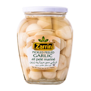Peeled Garlic Pickled (ترشی سیر مروارید) 700gr - Zarrin