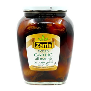 Brown Garlic Pickled (ترشی سیر قهوه ای) 700gr - Zarrin