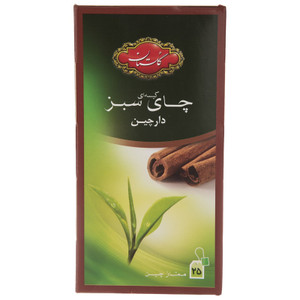 Green Tea Cinnamon (چای سبز دارچین) 25pcs - Golestan