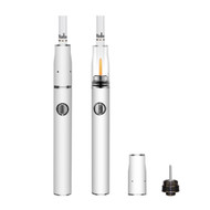 OMMQ IQOS compatible electronic cigarette starter kit 650 mah White