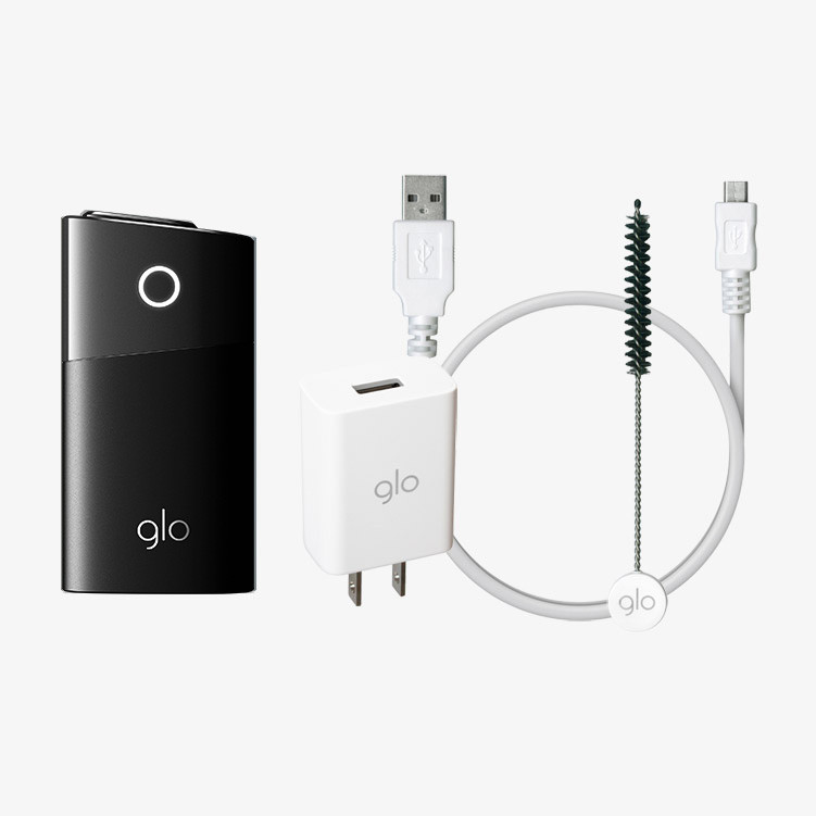 Discontinued) glo (TM) Series 2 Starter Kit Rich Black - j-Cigarette