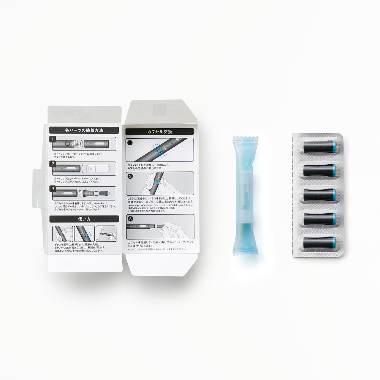 MEVIUS COLD MINT for Ploom TECH Plus＋ - j-Cigarette MEVIUS PLOOM plus&with 100本 Frozen Mint