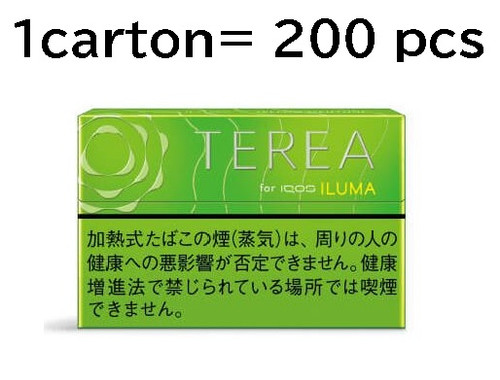 1Carton] TEREA yellow menthol Heatstick 1 Carton (200 pcs) citrus