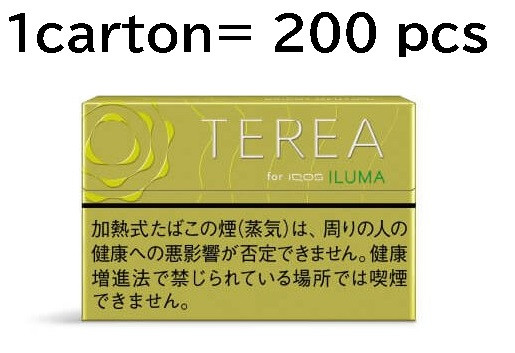 1Carton] TEREA Bright Menthol Heatstick 1 Carton (200 pcs) green