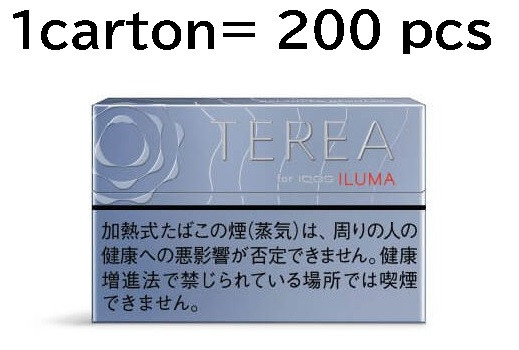 1Carton] TEREA Balanced Regular Heatstick 1 Carton (200 pcs) Basic Tobbacco  citrus and herbal Taste scent for IQOS ILUMA - j-Cigarette