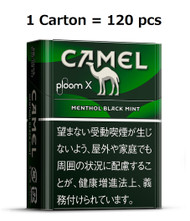 [1Carton] Ploom X / Ploom S Camel Menthol Black Mint stick 1 Carton (120pcs) Herbal menthol that makes you addicted