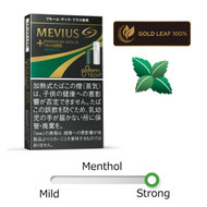 Ploom TECH + Plus For Mevius Premium Gold Menthol Ploom Tech Plus 1 pack (5 pcs) Exhilarating taste of 100% natural menthol