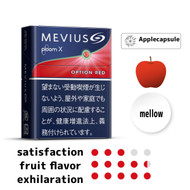 Ploom X / Ploom S Mevius Option Red Stick Refreshing menthol, brightly expanding sweet apple flavor