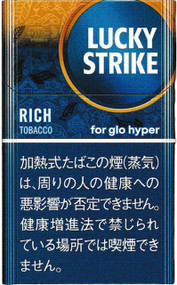 (1 pack) gloHyper Lucky Strike Rich Tobacco Recommended for paper roll medium tar (about 6mg+). Mellow and thick. You can taste the clear vapor without any peculiarities. A stick that is one step different from previous