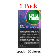 (1 pack) glo hyper Berry Menthol Lucky Strike Menthol x Berry Flavor Deep berry menthol refreshment and deep berry flavor