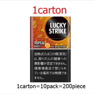(1 Carton) glo hyper Tropical Boost Lucky Strike Menthol x Tropical Juicy mango and pineapple