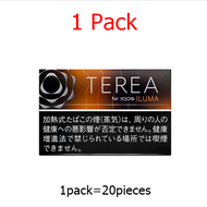 (1 pack) iQos ILUMA  TERIA Black Tropical Menthol heat stick Strong menthol and mango aroma Juicy tropical fruit