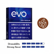 Ploom EVO [ Deep Regular ] Capsules From the very first sip, savor the rich, assertive flavor and aroma of tobacco leaves to the fullest. Beyond that, a delicate aftertaste of soft sweetness and roasted notes unfolds.