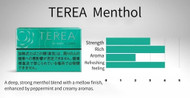 TEREA Carton [ Menthol ] Heatsticks Deep, Refreshing Menthol Deep menthol coolness with peppermint and creamy aroma. The term “creamy” does not imply reduced health risks compared to other products.