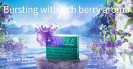 TEREA Carton [ Velvet Pearl ] Heatsticks Bursting with rich berry aroma Crush the capsule to release a refreshing menthol sensation and rich berry aroma.