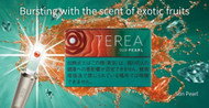 TEREA Carton [ Sun Pearl ] Heatsticks Bursting with exotic fruit aroma Crush the capsule to release refreshing menthol and the aroma of exotic fruits.