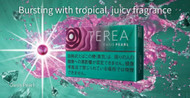 TEREA Carton [ Oasis Pearl ] Heatsticks Bursting with tropical and juicy aroma Crush the capsule to release a refreshing menthol sensation with a tropical and juicy aroma.