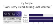 SENTIA [ Icy Purple ] Heatsticks Dark Berry Blend, Strong Cool Menthol Rich blackberry aroma with the cooling sensation of strong menthol.