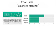 SENTIA [ Cool Jade ] Heatsticks Balanced Menthol A well-balanced mint flavor with a subtle creamy aroma. The term “creamy” does not imply reduced health risks compared to other products.