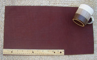 SCRAP LACE LEATHER BROWN COWHIDE 10" x 18" PIECE #L301