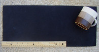 SCRAP LACE LEATHER BLACK COWHIDE 18" x 7+" PIECE #L300