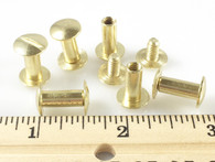 CONCHOS Chicago Screws 1/2" Plain 50 pieces BP GOLD