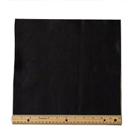 A-1 UPHOLSTERY LEATHER PIECE COWHIDE BLACK LT WT 1 SF