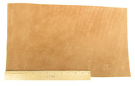 SCRAP LACE LEATHER LIGHT BROWN COWHIDE 10" x 18" PIECE