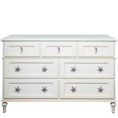 Princess 7 Drawer Dresser w/Seashells