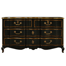 Belle Paris 4 Drawer Dresser - Black