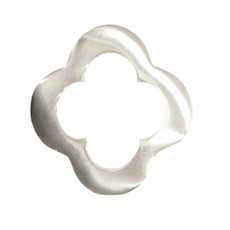 Polished Nickel Quatrefoil Pull