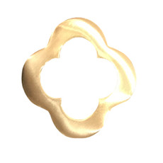 Brass Quatrefoil Pull