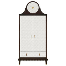 New Yorker Armoire with Crown
