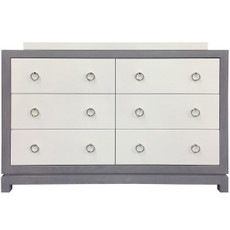 Tempo Dresser 6 Drawer - Gray 