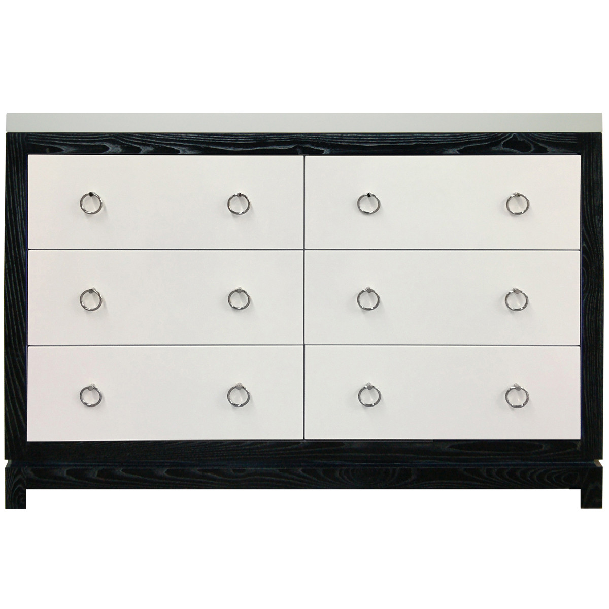 black baby dresser