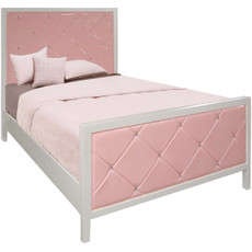 Tempo Bed w/Tufted Upholstery